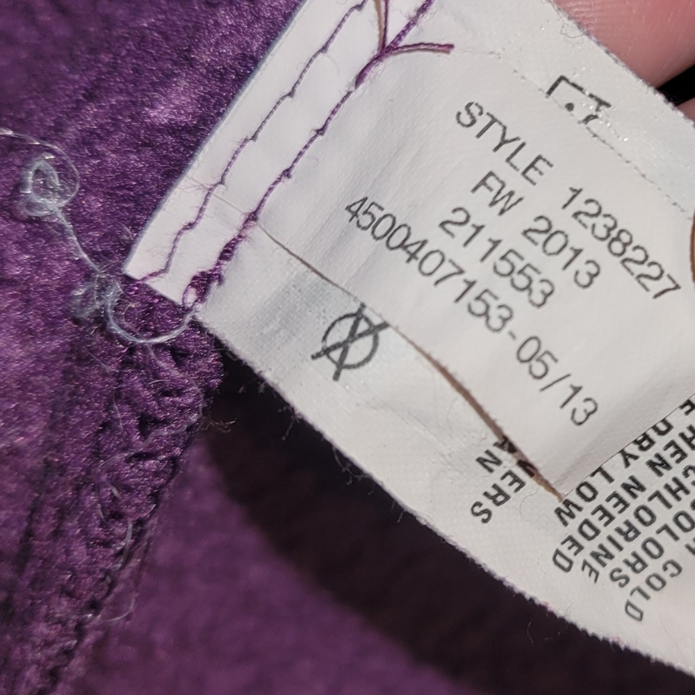 Under Armour UA Storm Water Resistant Purple Fleece Lined Zip Athletic Jacket XL - Picture 3 of 8